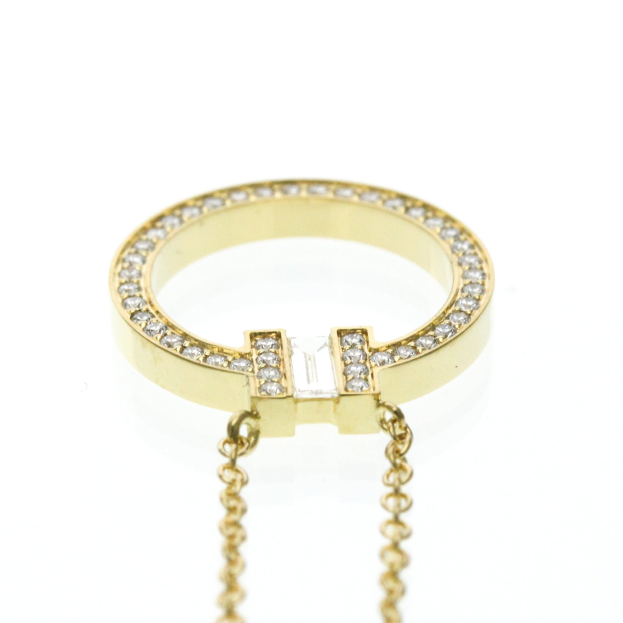 Tiffany T Circle · 18K Yellow Gold · Diamond