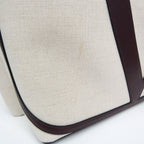 Valentino Garavani V Logo · Leather Canvas Tote