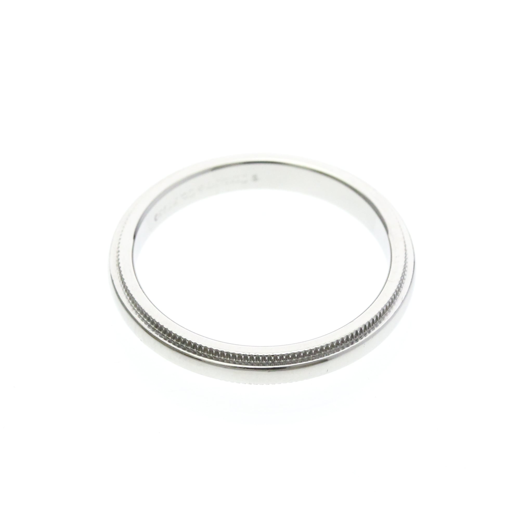 Tiffany Milgrain · Platinum