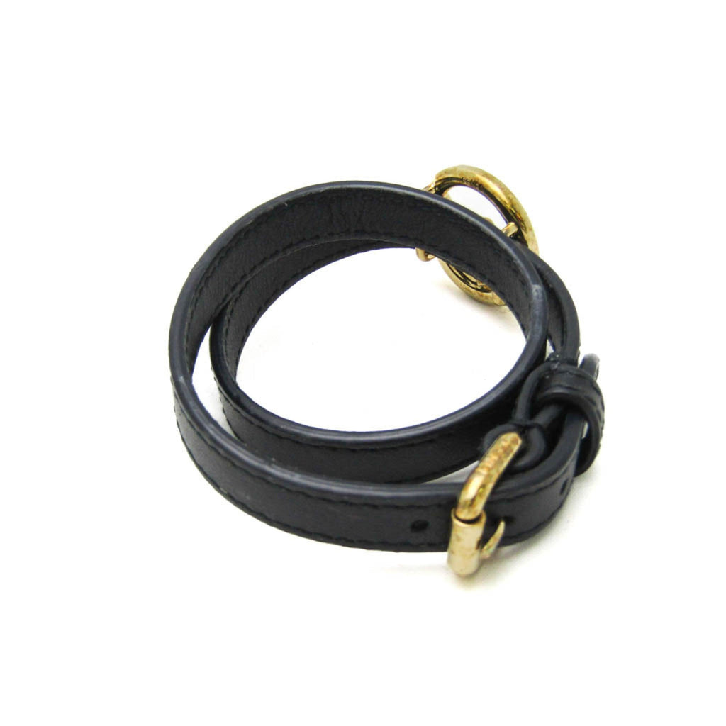 Fendi F Is · Leather Charm Bracelet