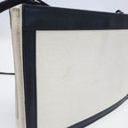 Balenciaga Navy Pochette · Canvas & Leather