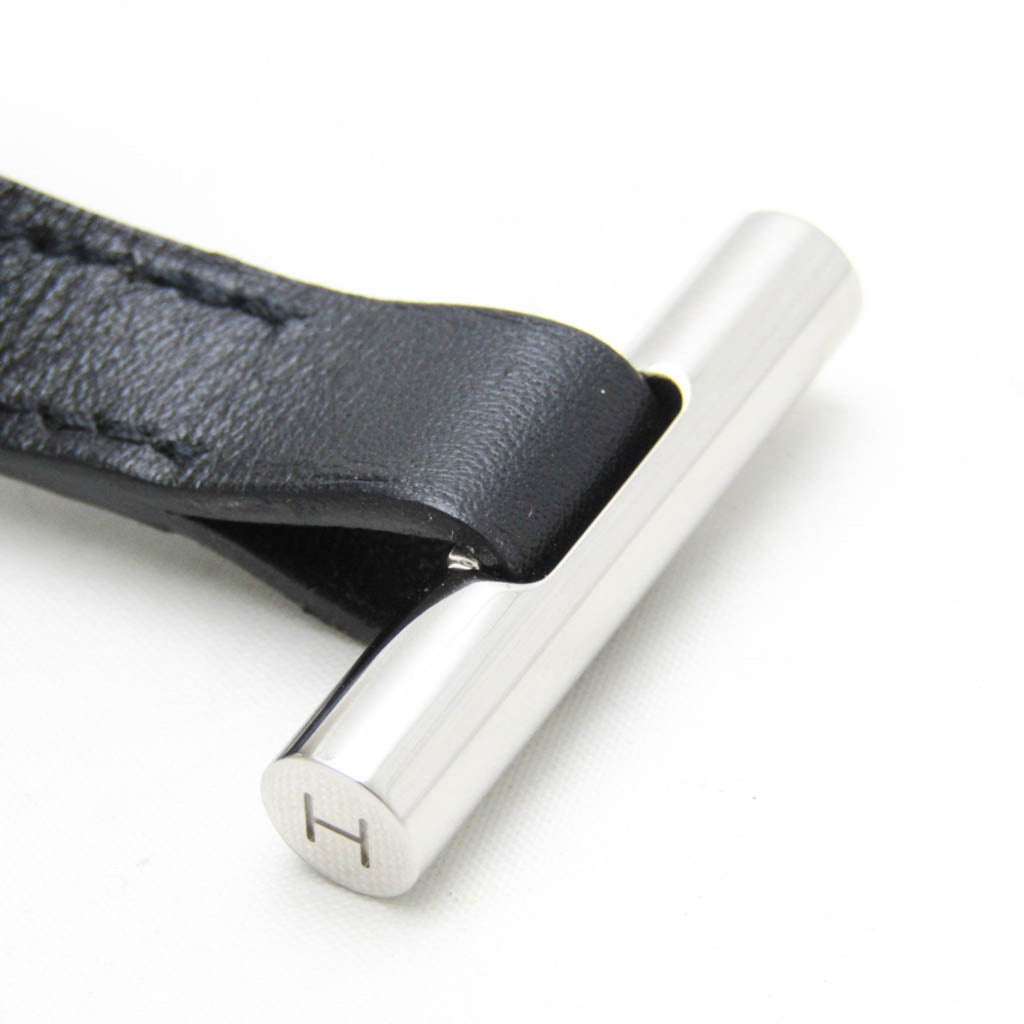 Hermès Leather & Metal Bangle