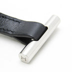 Hermès Leather & Metal Bangle