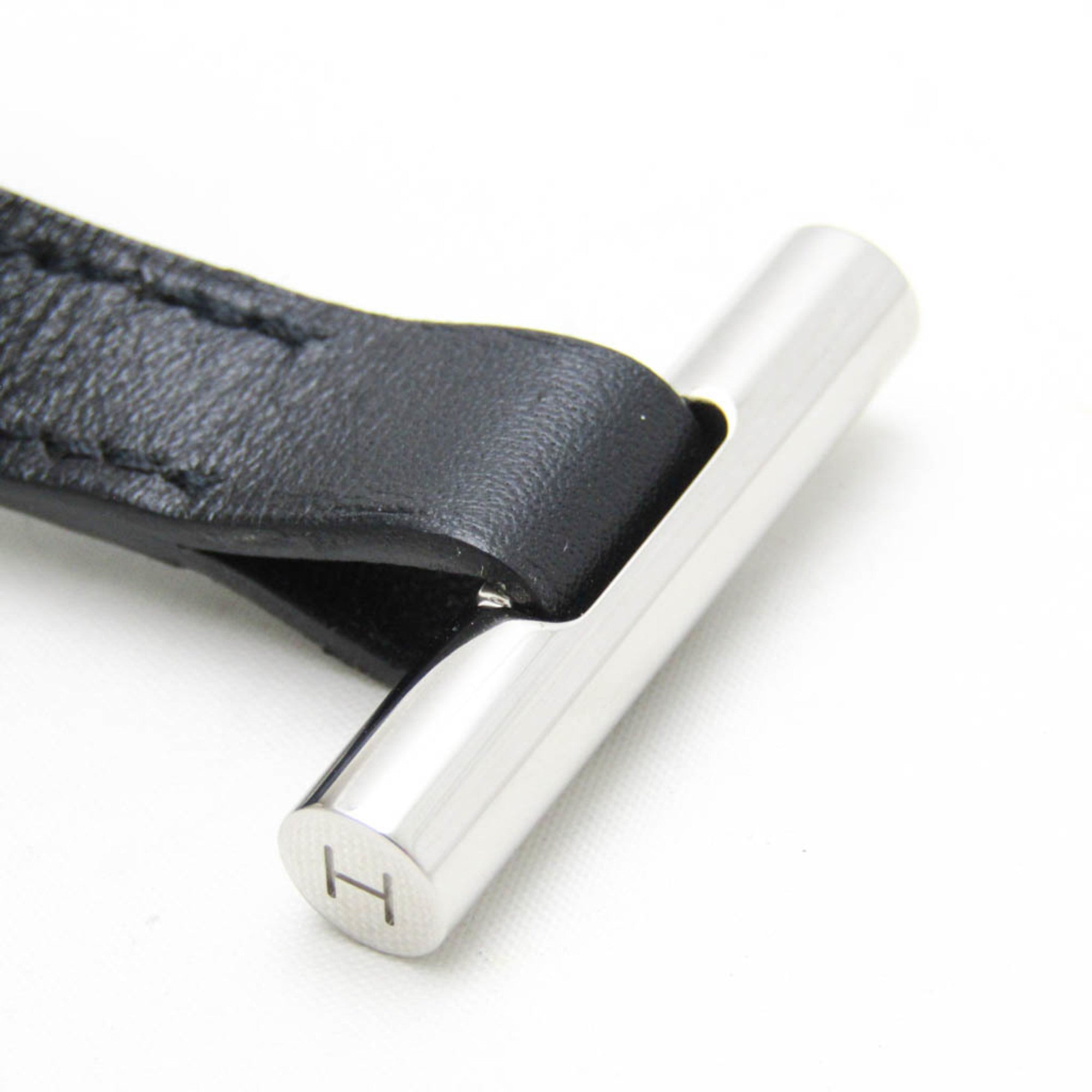 Hermès Leather & Metal Bangle