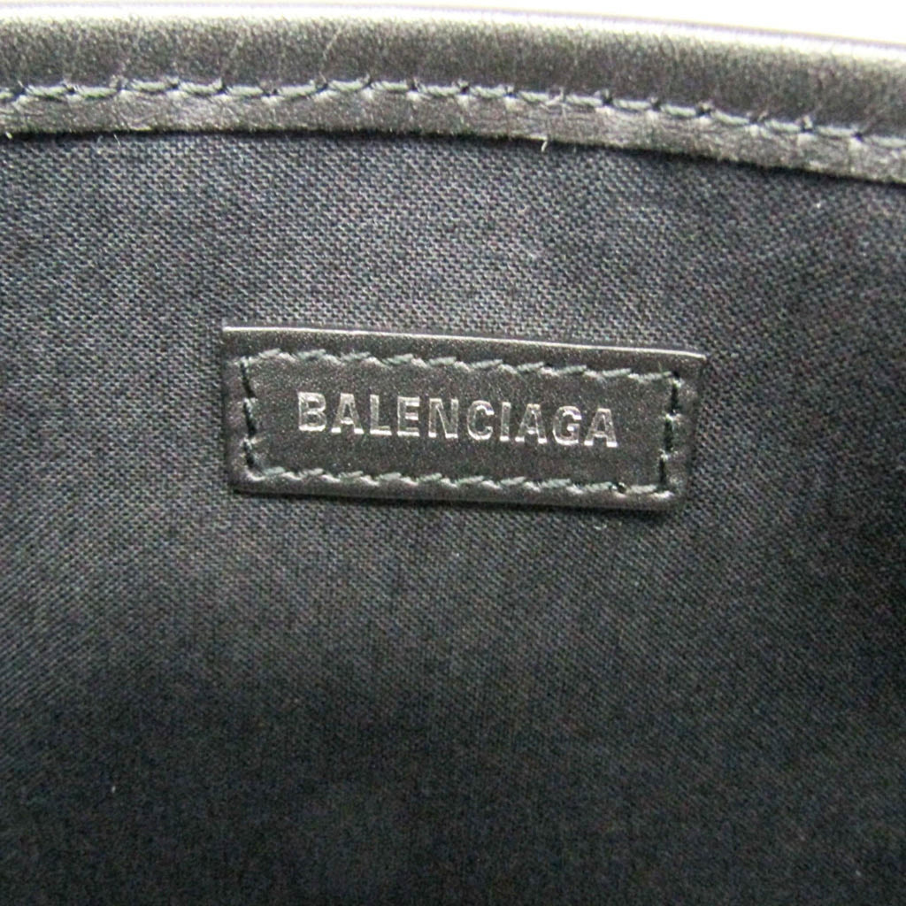 Balenciaga Navy Cabas · Canvas & Leather
