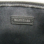 Balenciaga Navy Cabas · Canvas & Leather