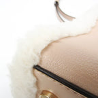 Michael Kors Hamilton · Leather & Fur Satchel