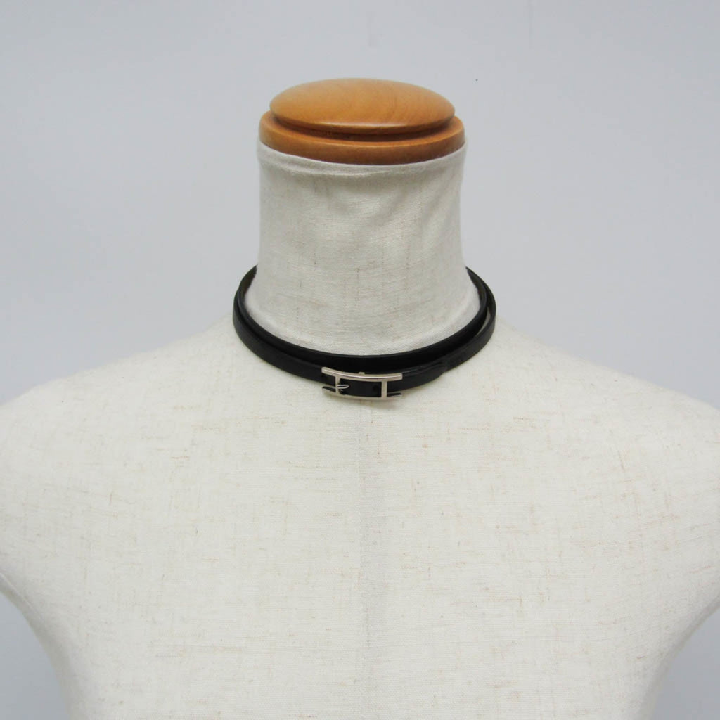 Hermès Hapi · 4-Row Leather Wrap Bangle