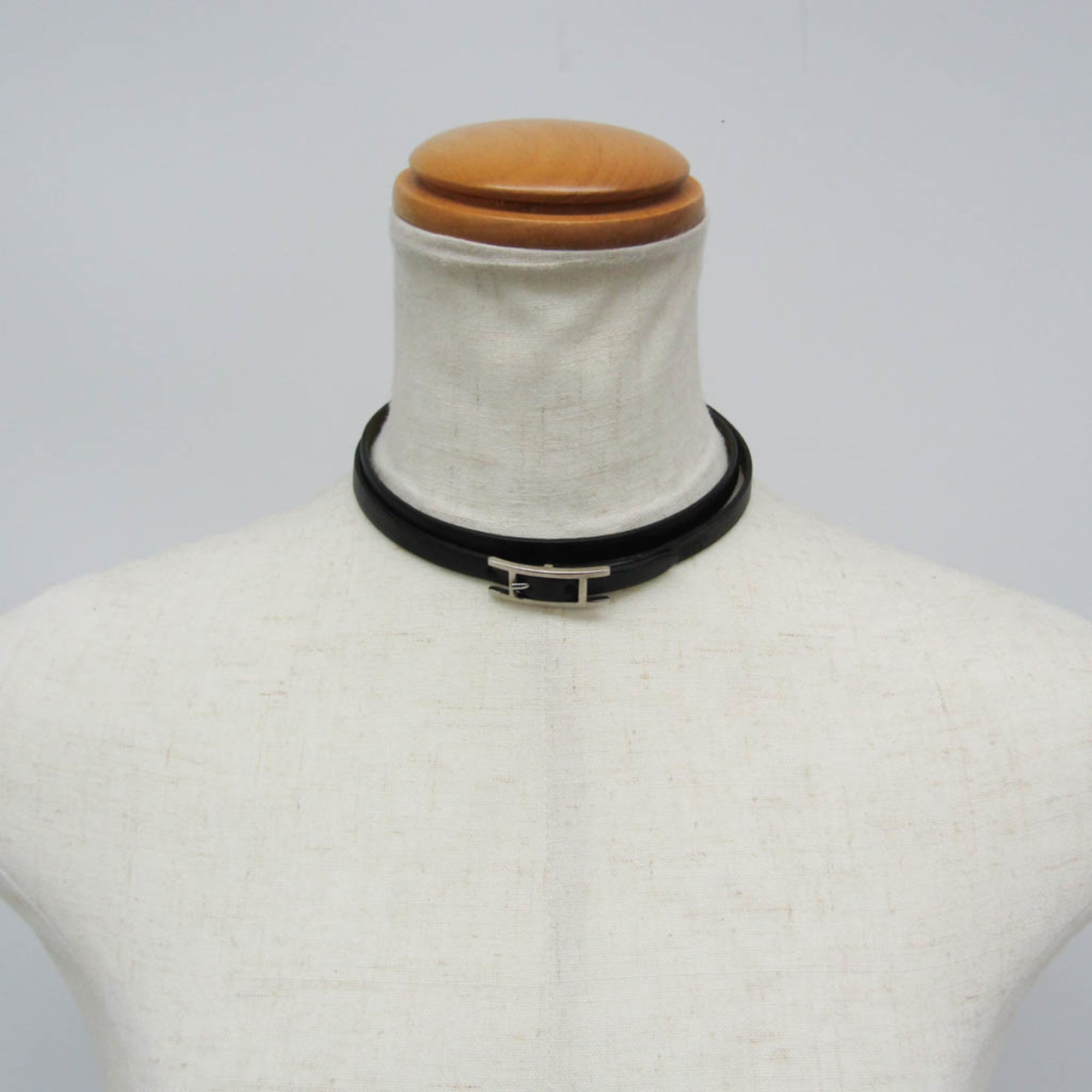 Hermès Hapi · 4-Row Leather Wrap Bangle