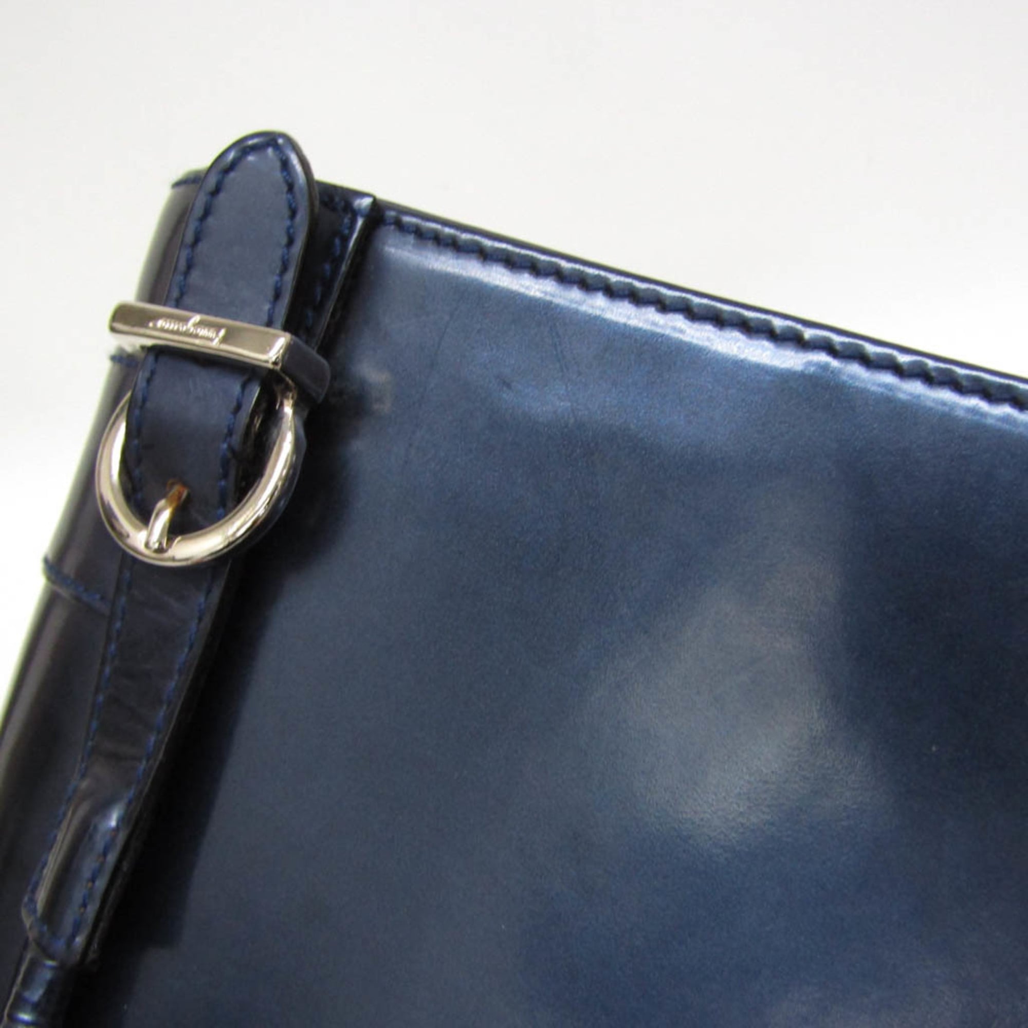 Salvatore Ferragamo Vara · Enamel Leather