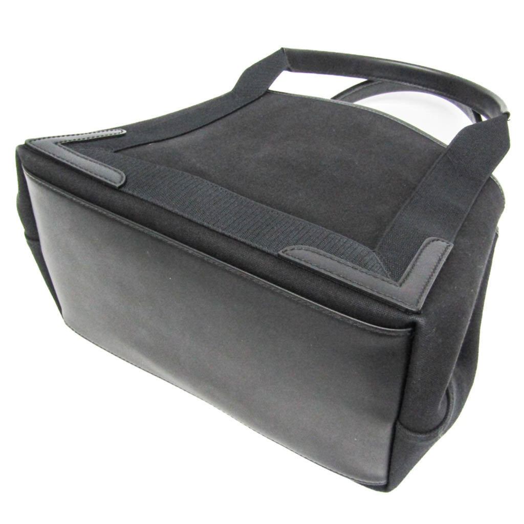 Balenciaga Navy Cabas S · Canvas & Leather