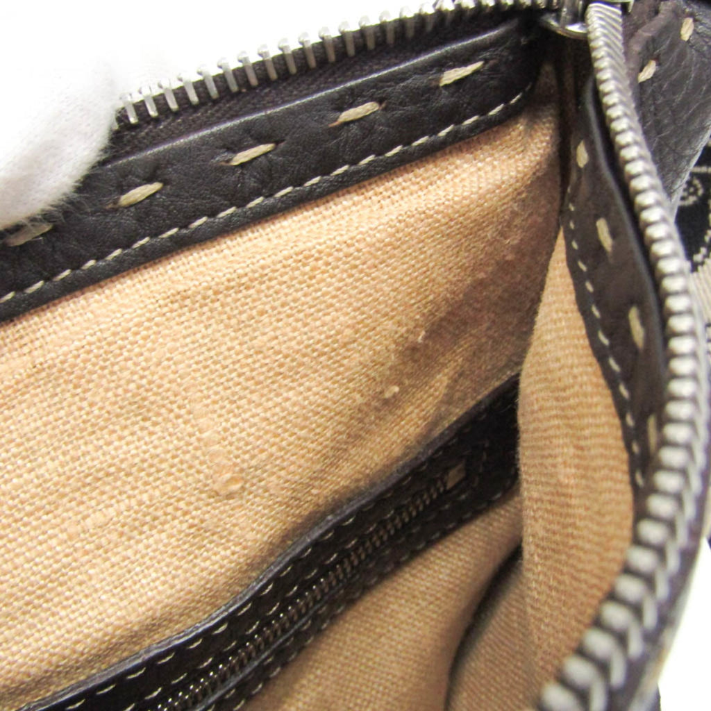 Fendi Selleria · Leather Shoulder Bag