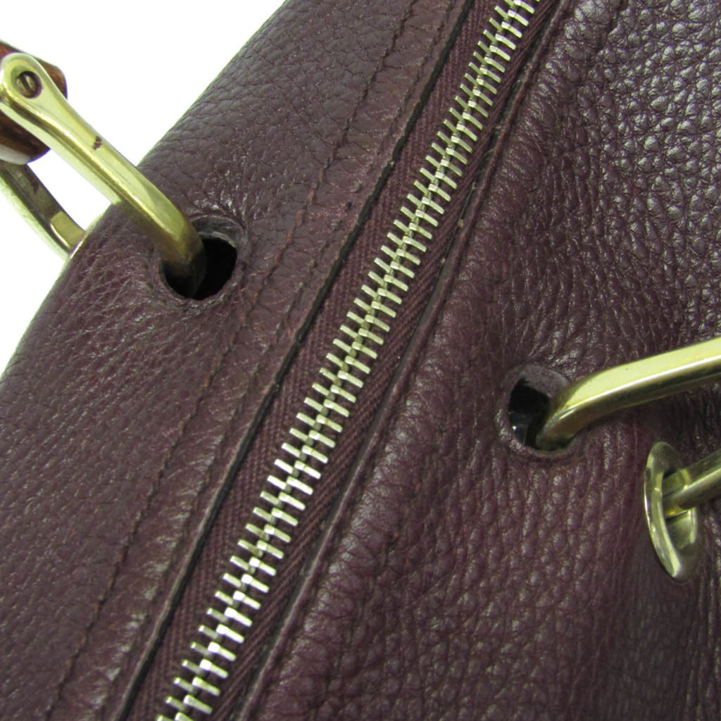 Gucci Bamboo · Leather Handbag