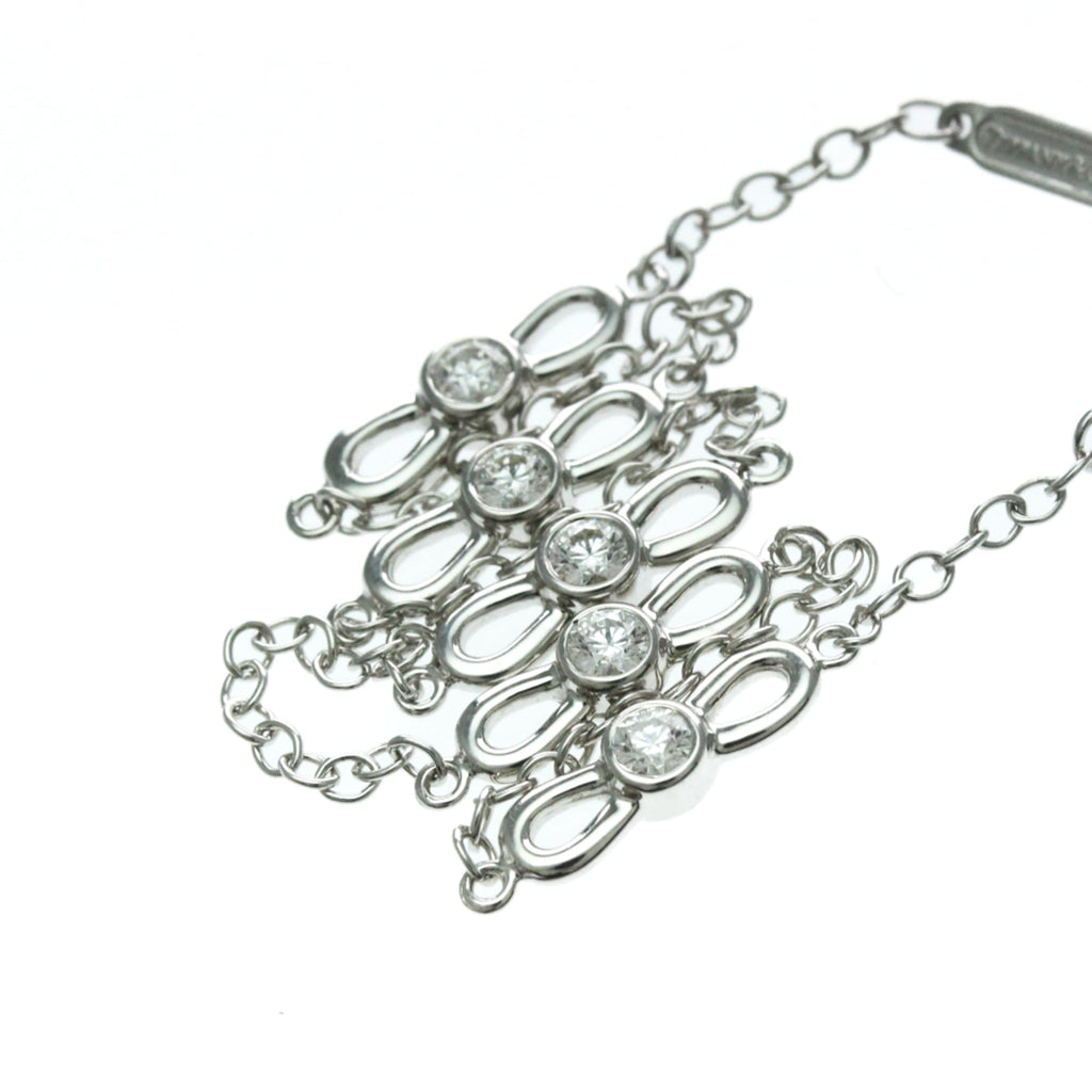 Tiffany Ribbon · Diamond · 18K White Gold
