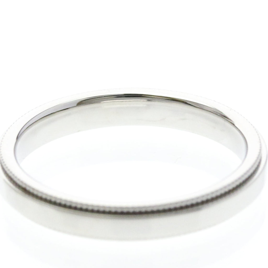 Tiffany Milgrain Band Ring · Platinum