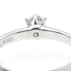 Tiffany Solitaire · 0.2ct Diamond · Platinum