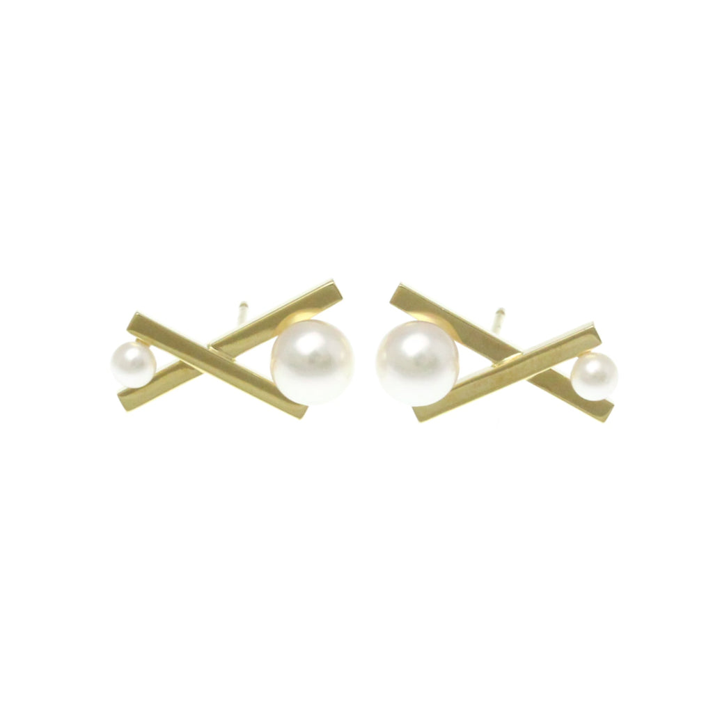 Tasaki Balance Cross · Pearl · 18K Gold