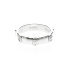 Harry Winston HW Logo · Diamond · 18K White Gold