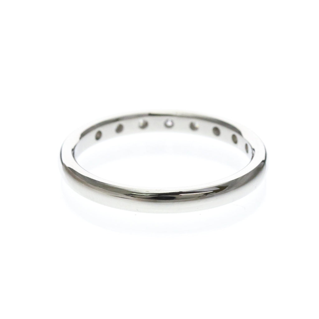 Tiffany Stacking Band · 8 Diamonds · Platinum