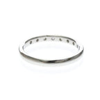 Tiffany Stacking Band · 8 Diamonds · Platinum