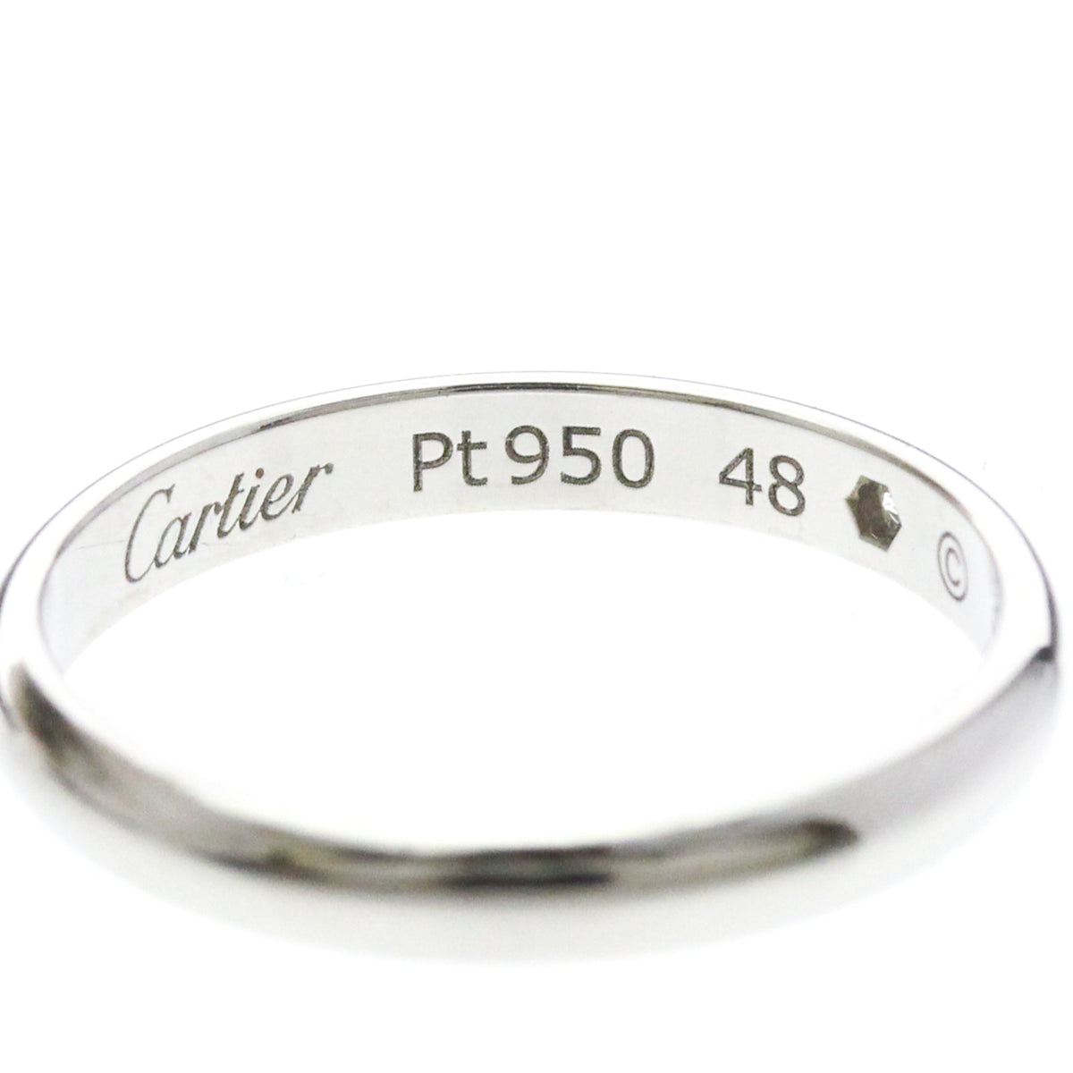 Cartier 1895 · Platinum · Diamond Wedding Ring
