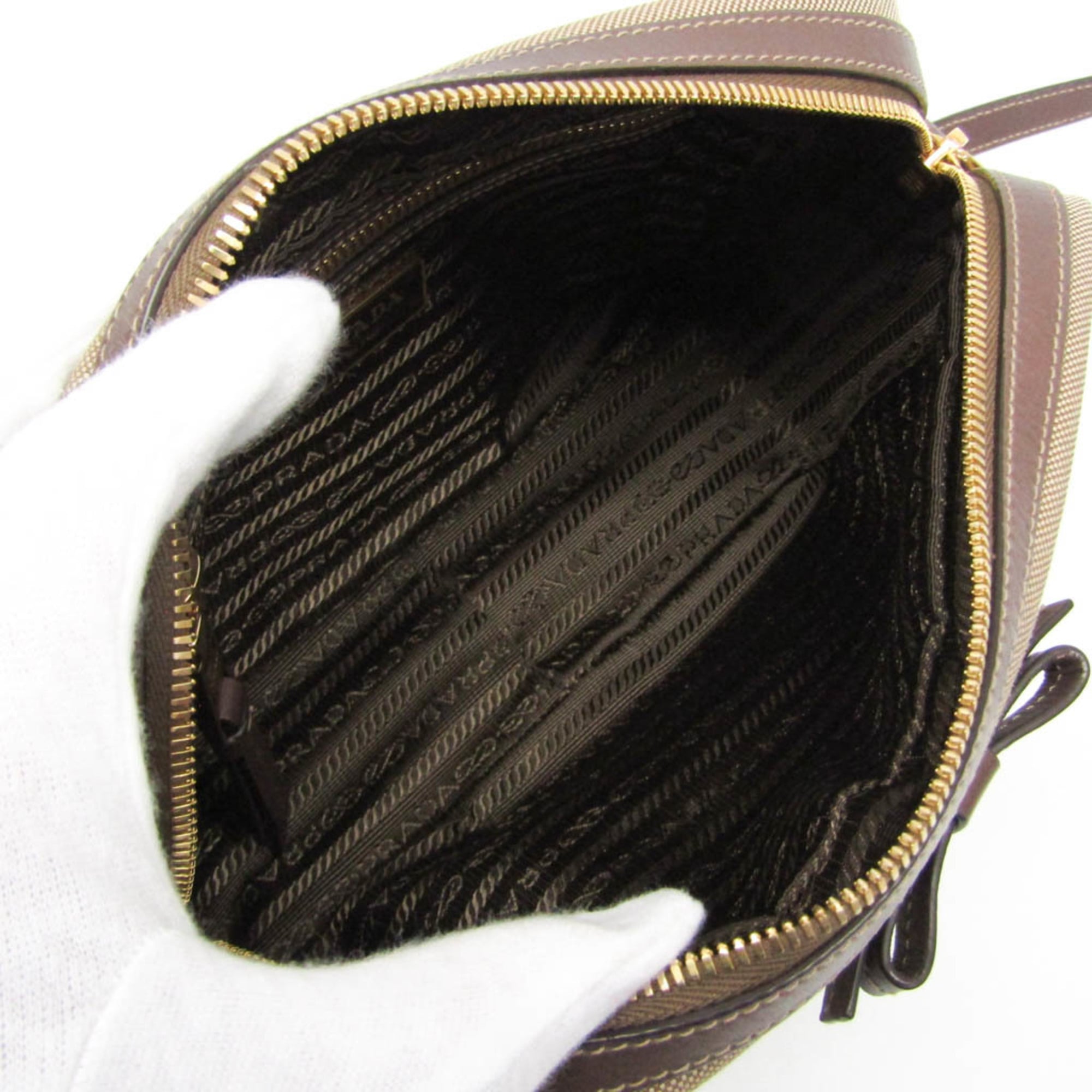 Prada Logo Jacquard · Shoulder Bag