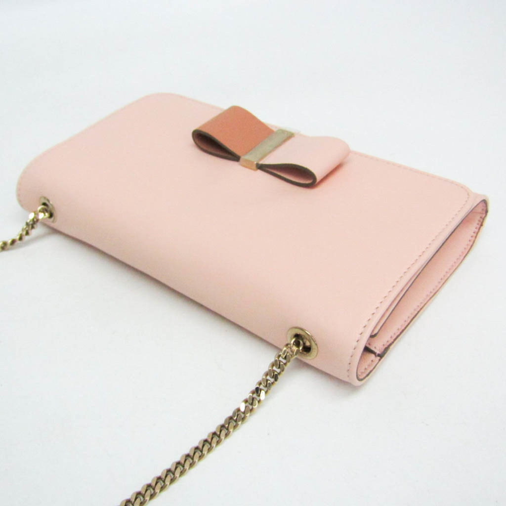 Chloé Ribbon Chain · Leather