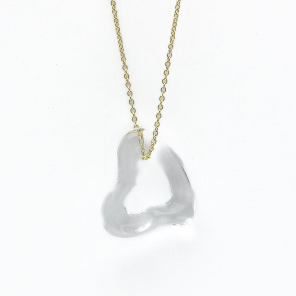 Tiffany Open Heart Lock · 18K Yellow Gold