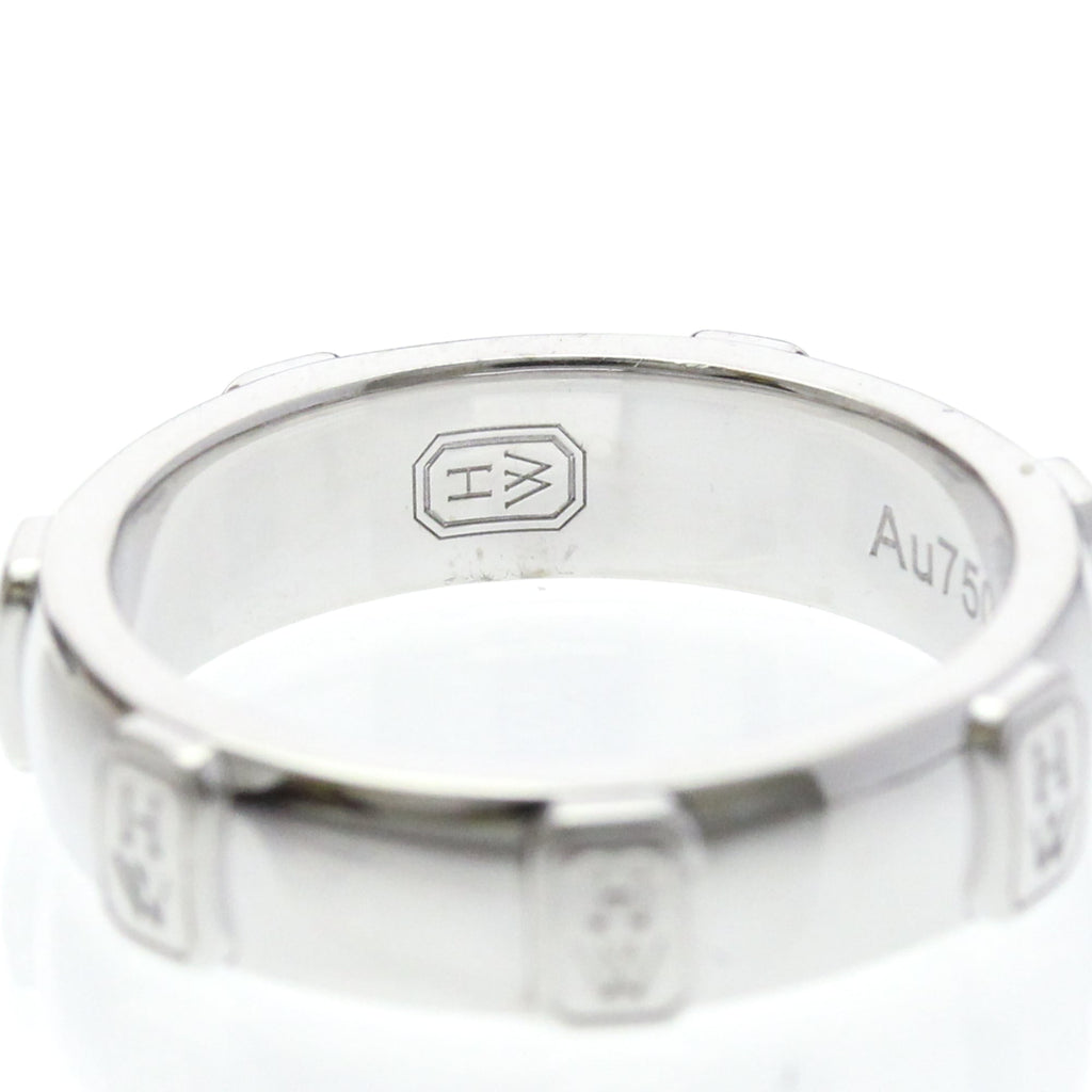 Harry Winston HW Logo · 18K White Gold