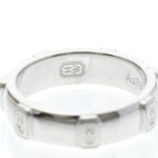 Harry Winston HW Logo · 18K White Gold