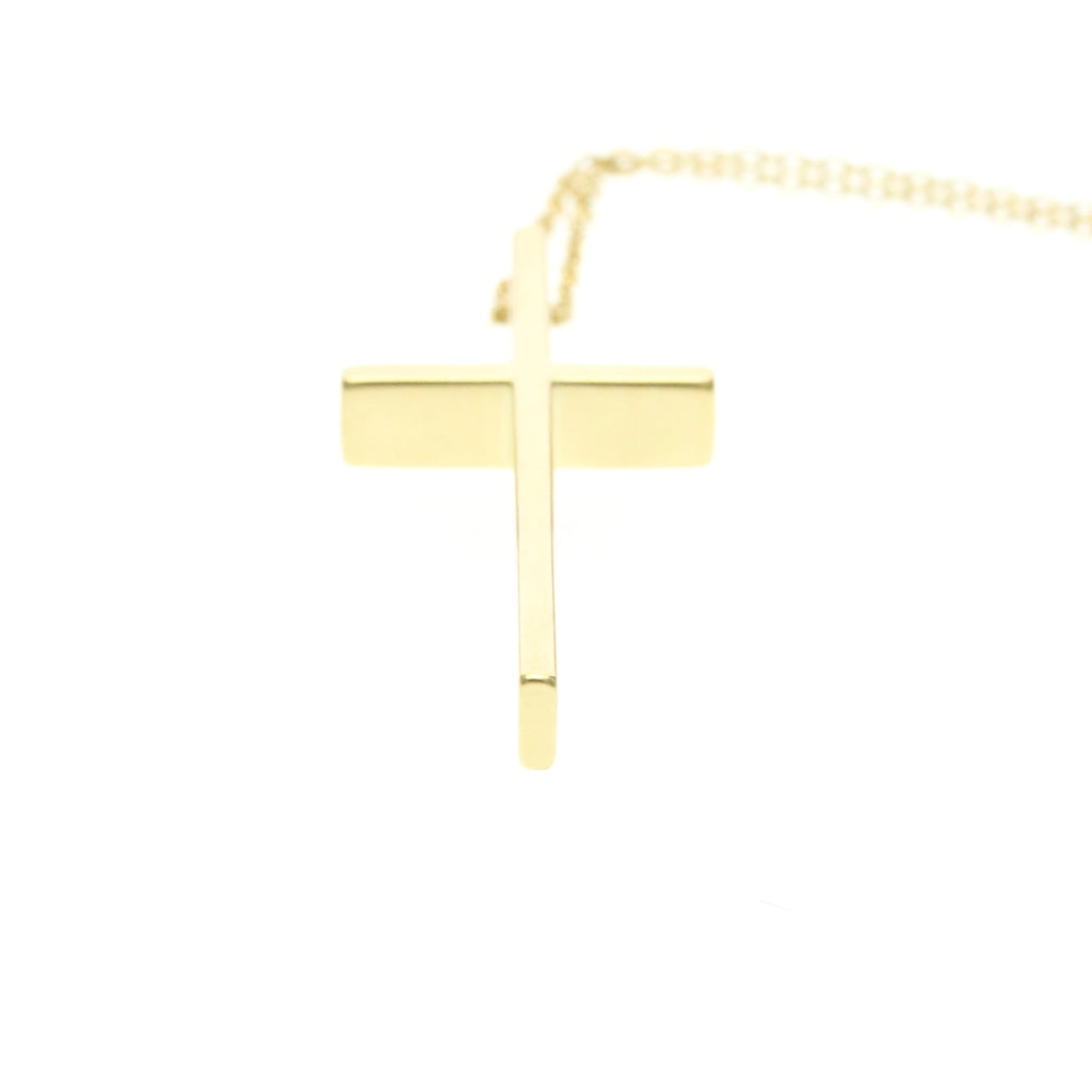 Tiffany Metro Cross · 18K Yellow Gold