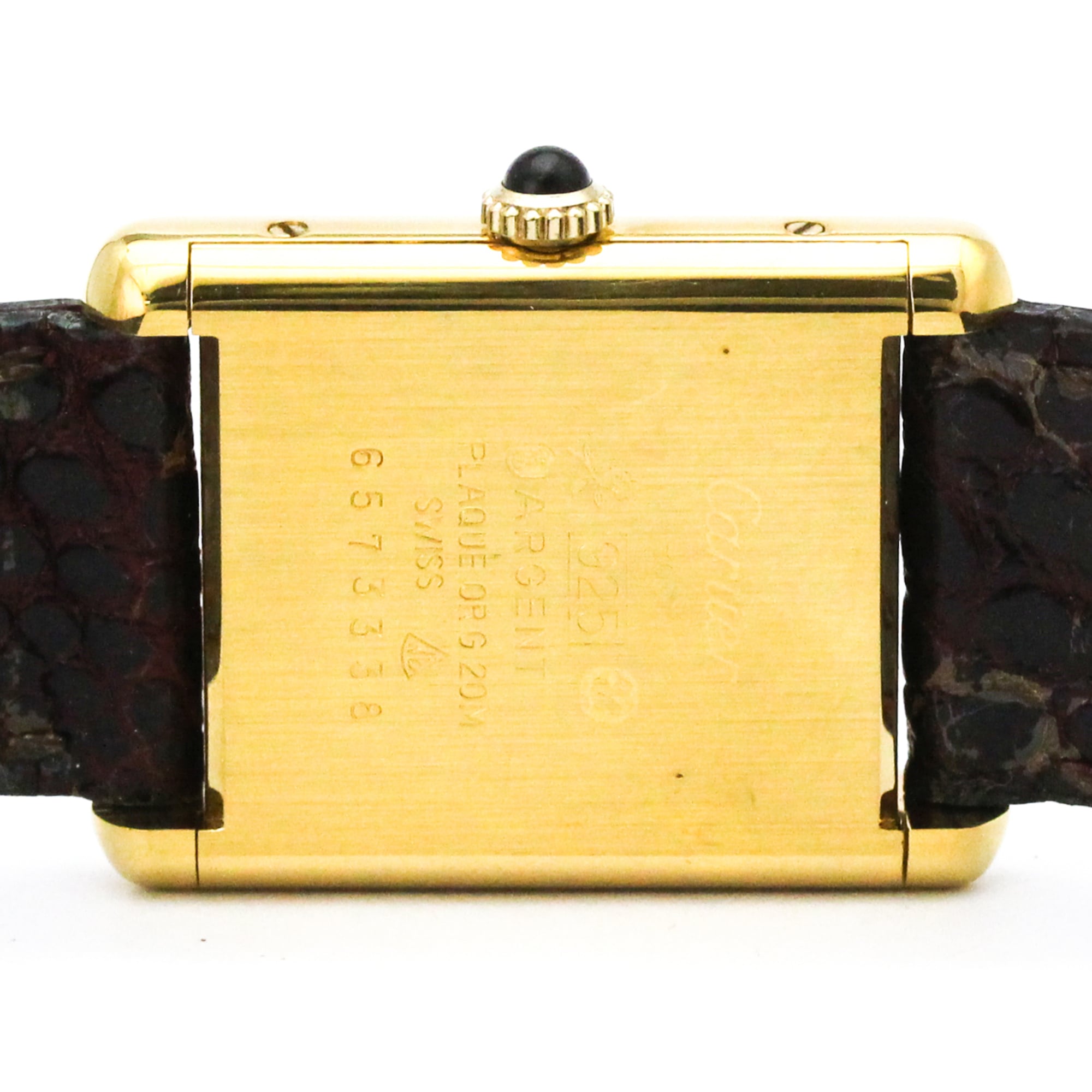 Cartier Must Tank · Vermeil · Manual Winding