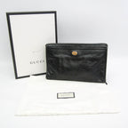 Gucci Interlocking · Leather Clutch