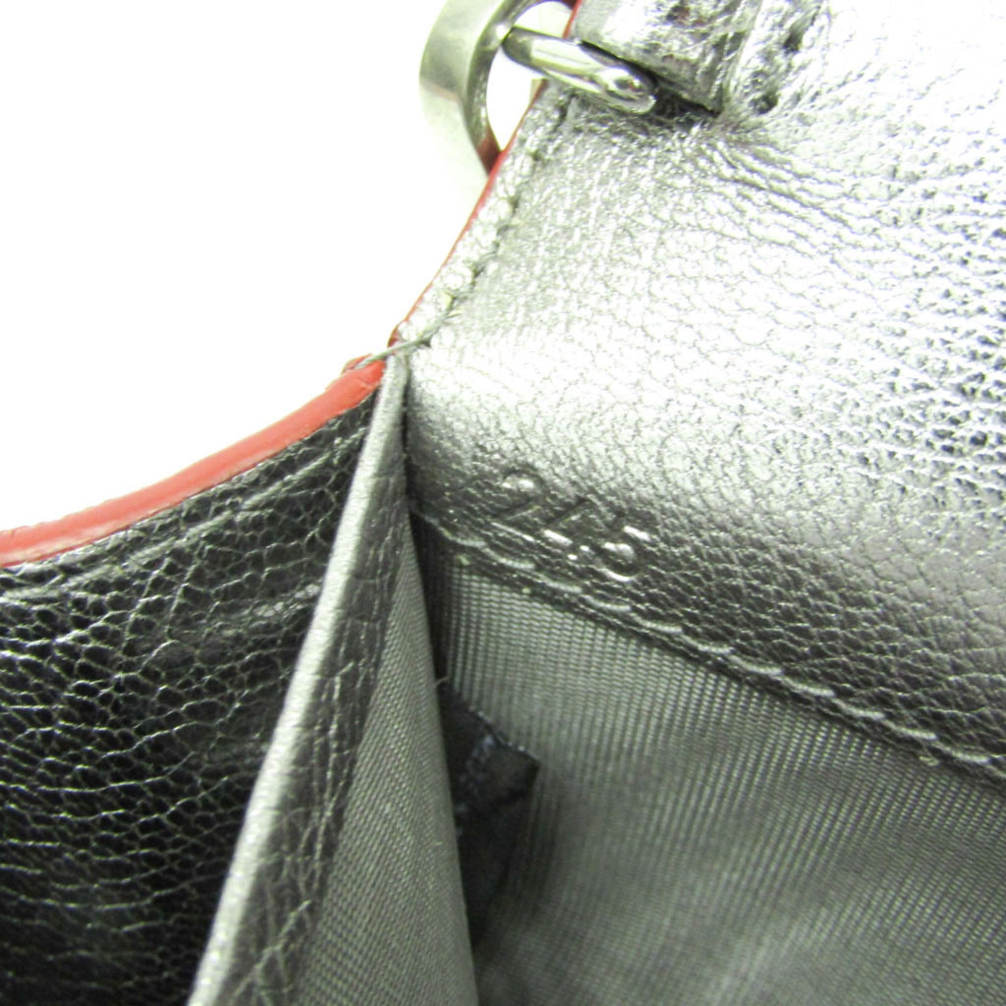 Miu Miu Madras Love · Leather Clutch