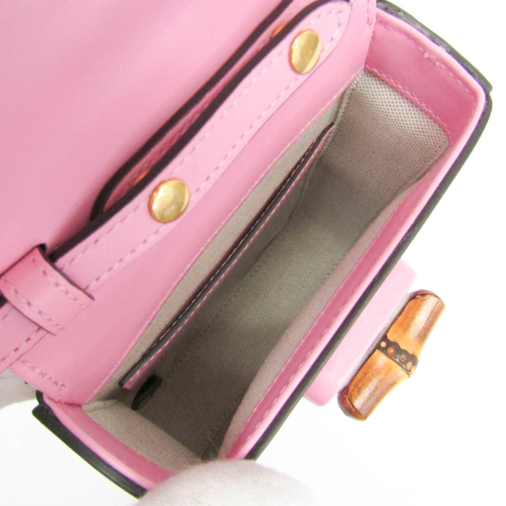 Gucci Bamboo · Leather Backpack