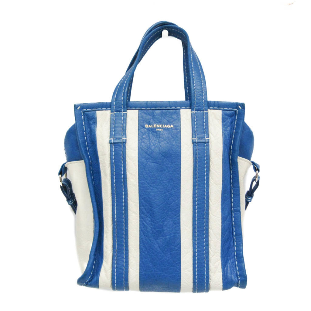 Balenciaga Bazar Shopper XS · Striped Leather