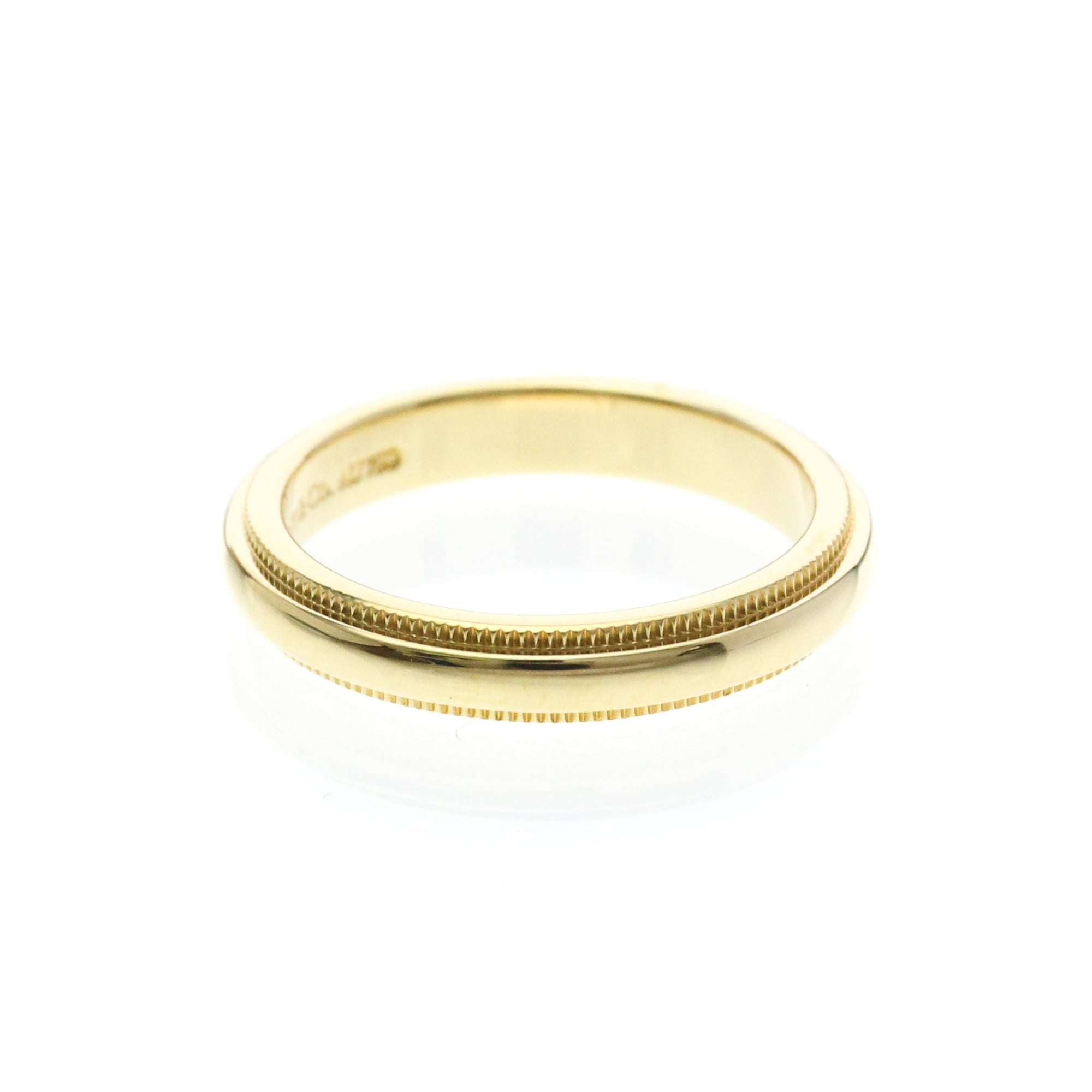 Tiffany Milgrain · 18K Yellow Gold
