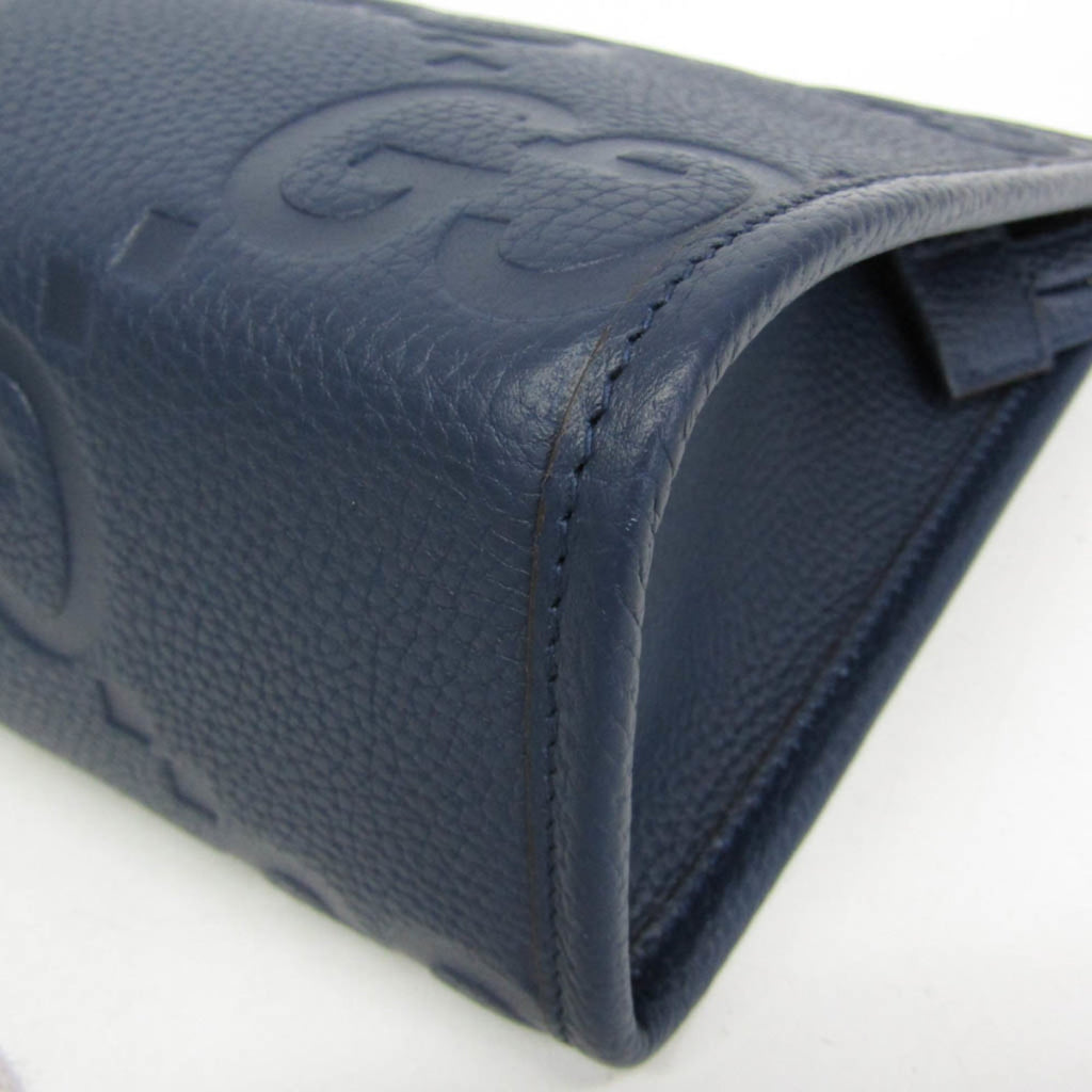 Gucci Jumbo GG · Leather Clutch