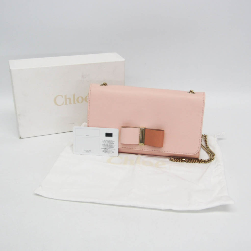 Chloé Ribbon Chain · Leather