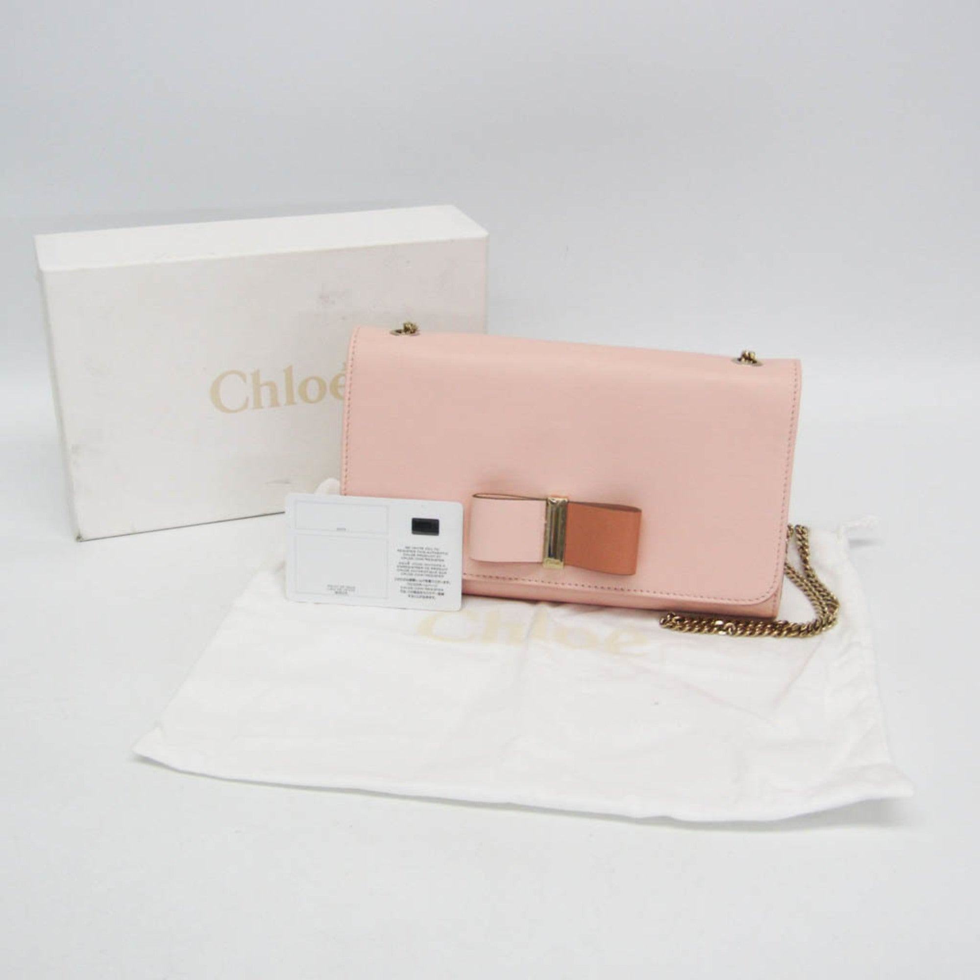 Chloé Ribbon Chain · Leather