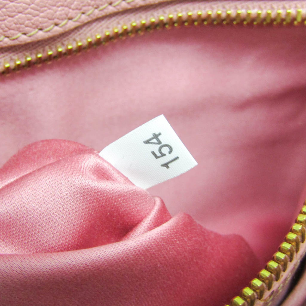 Miu Miu Madras · Leather Shoulder Bag