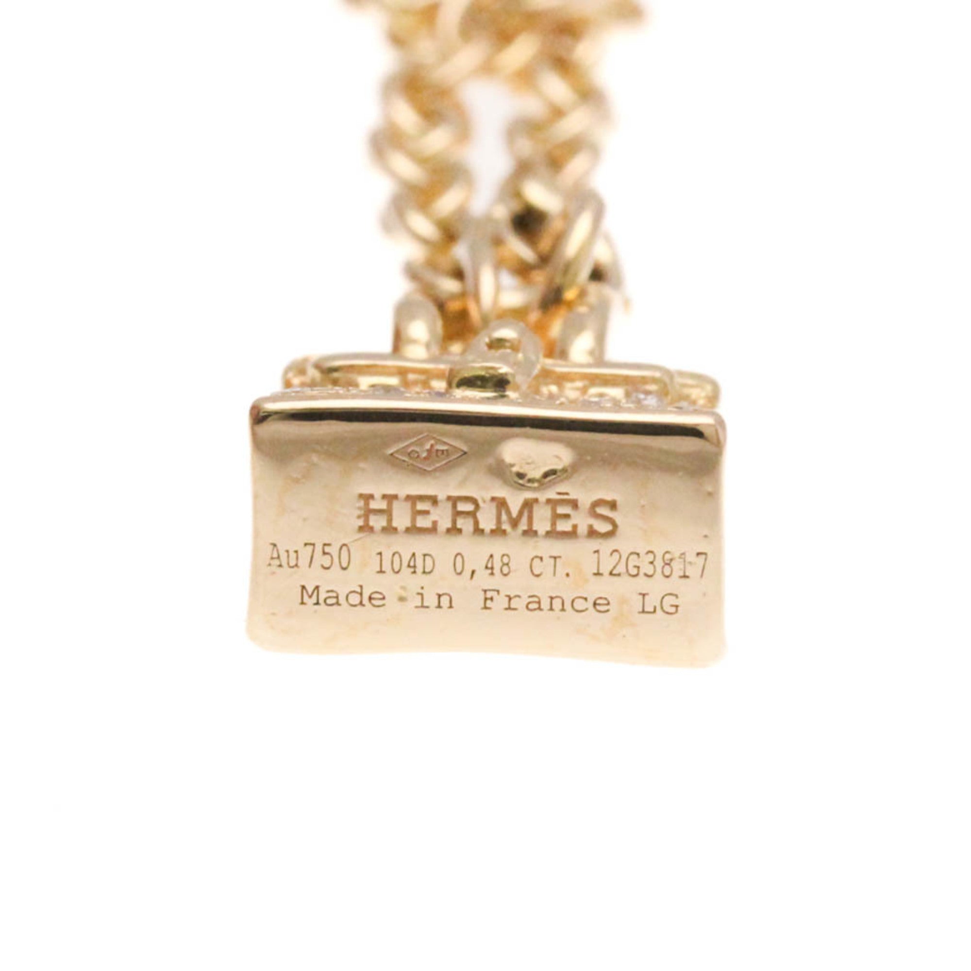 Hermès Amulettes Kelly · Rose Gold · Diamond