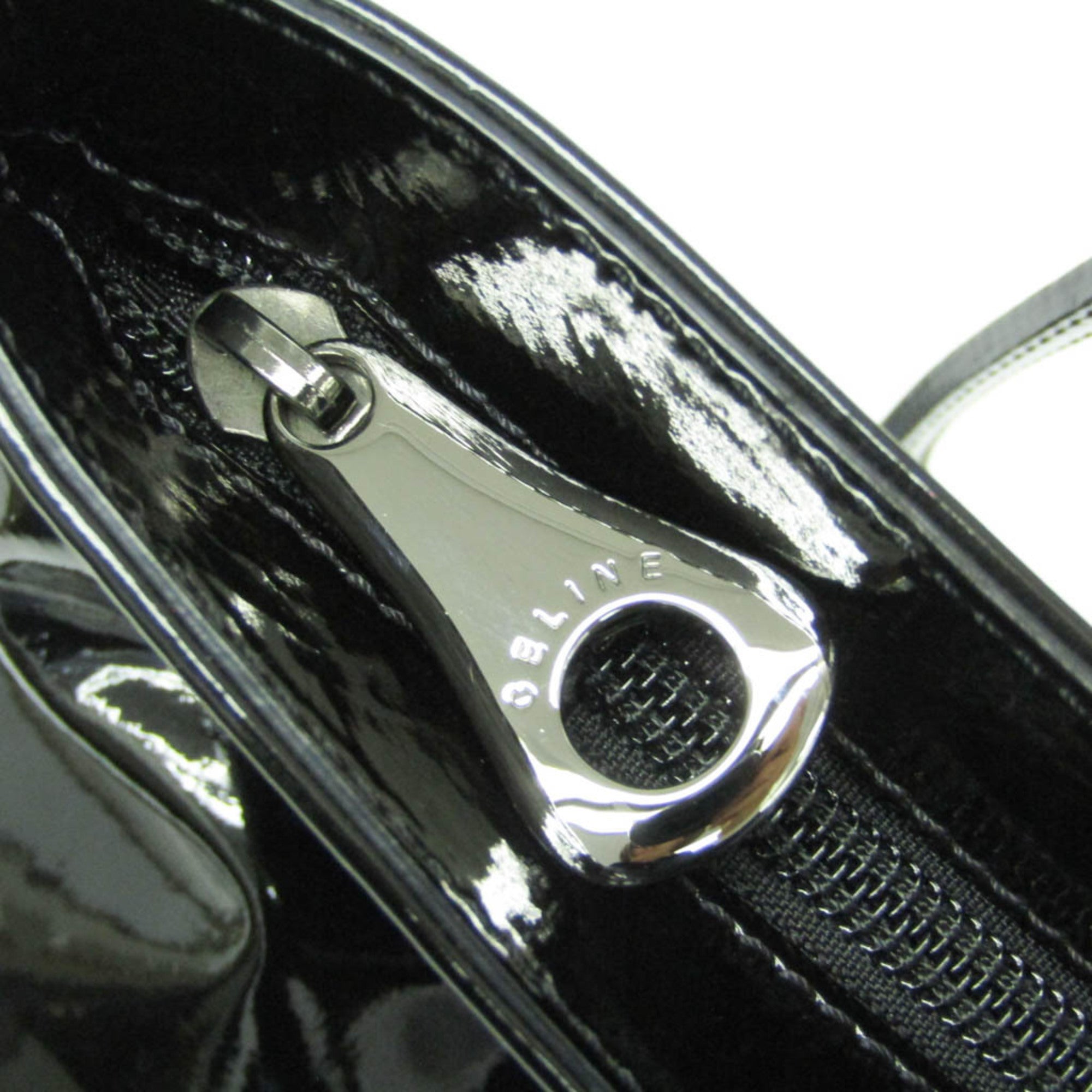 Celine Enamel Leather Tote