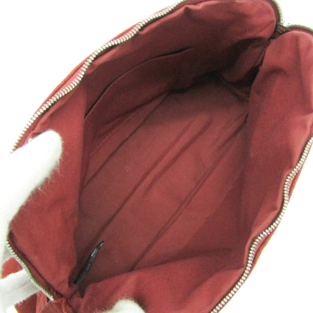 Hermès Bolide MM · Canvas & Leather Pouch