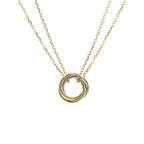 Cartier Baby Trinity · Tri-Gold Necklace