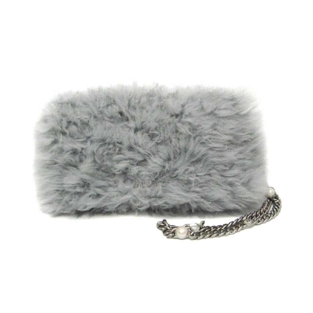 Miu Miu · Mouton Leather Shoulder Bag