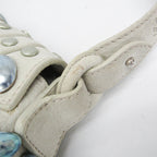 Loewe Belt Flap · Beaded Suede