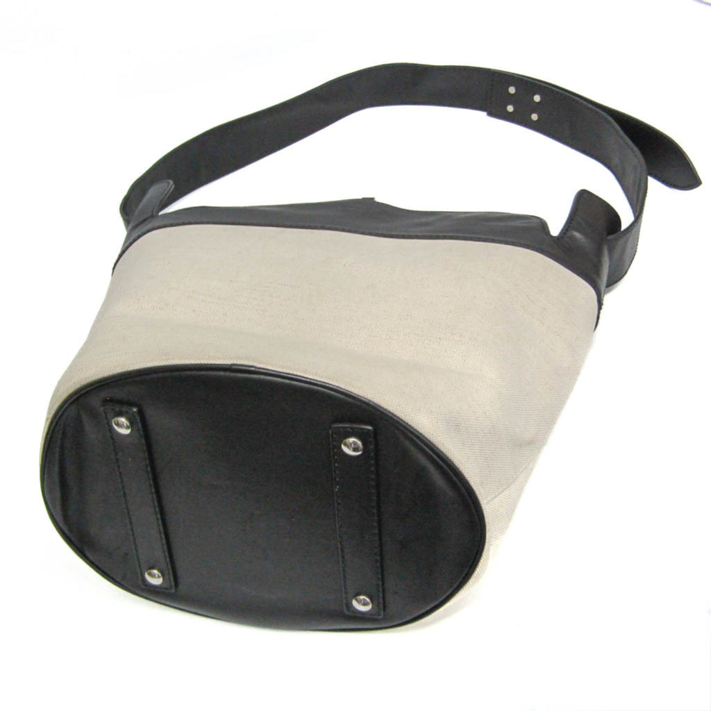 Burberry Large Bucket · Canvas & Leather