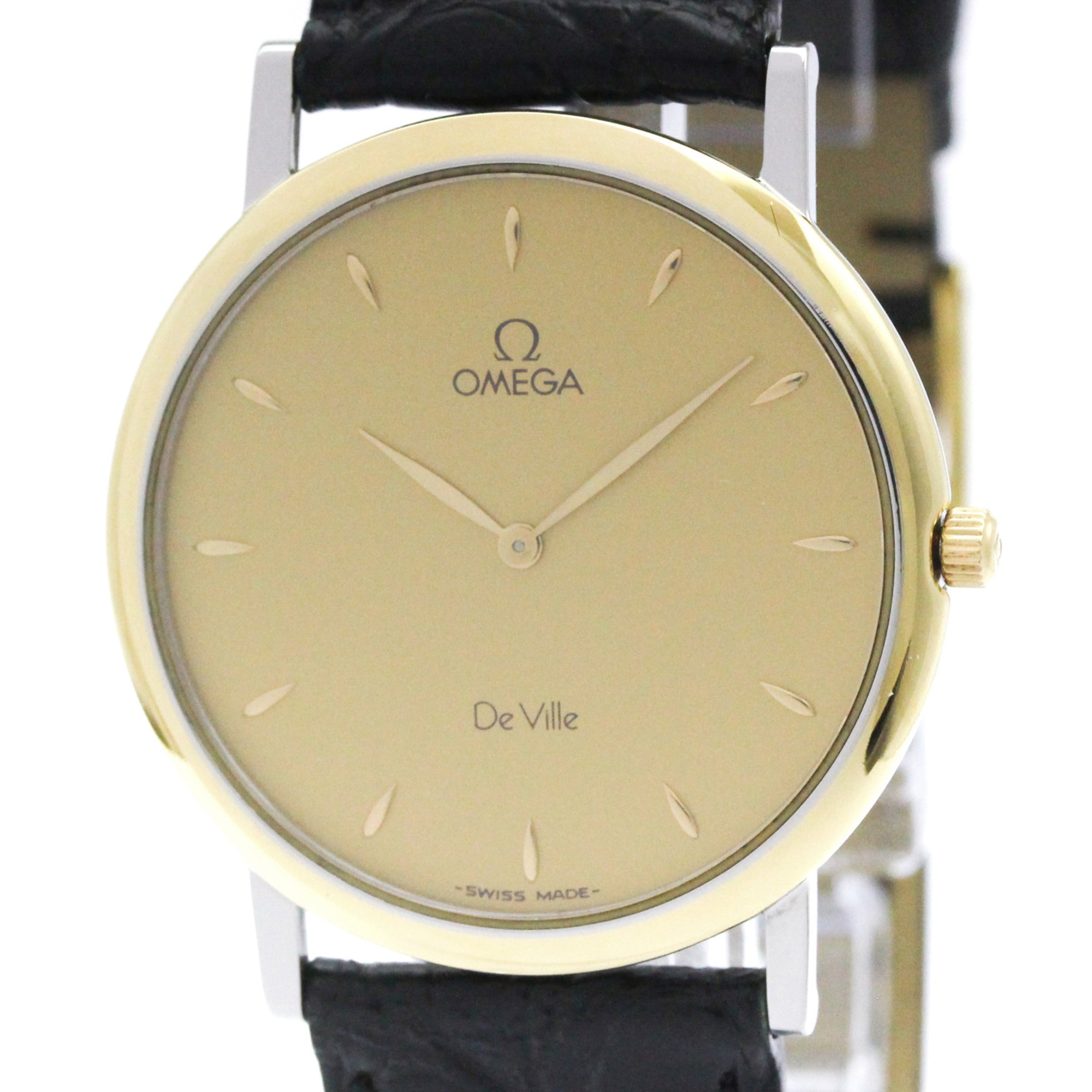 Omega De Ville Prestige · Gold Plated · Quartz