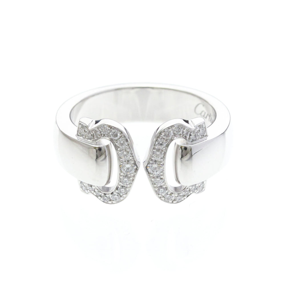 Cartier 2C Boucle Diamond · 18K White Gold